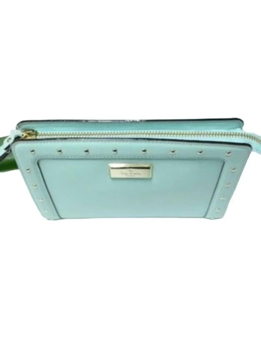 Kate Spade Yulie Helena Street Mint Green Wristlet